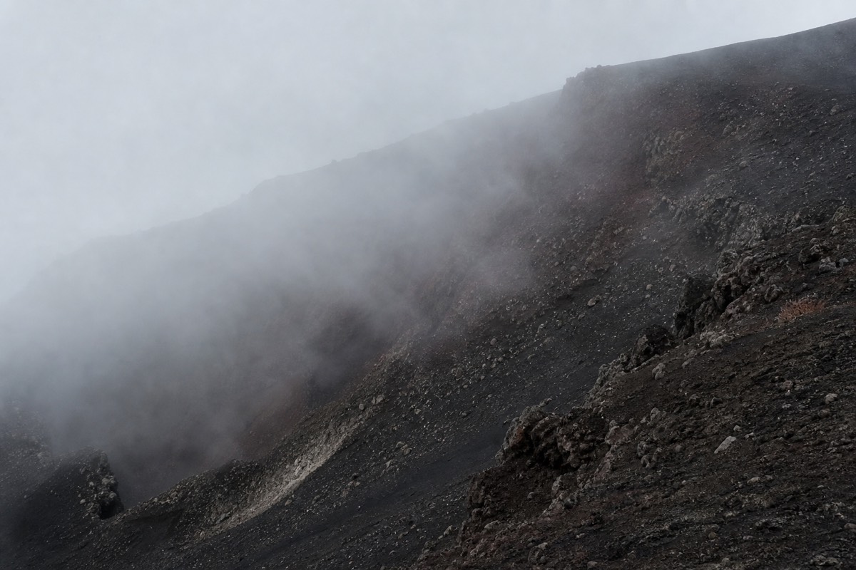 Mount Etna's volcanic slopes